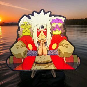 Naruto Shippuden Jiraiya Sage Mode 3D Motion Anime Lenticular Car Decal Sticker